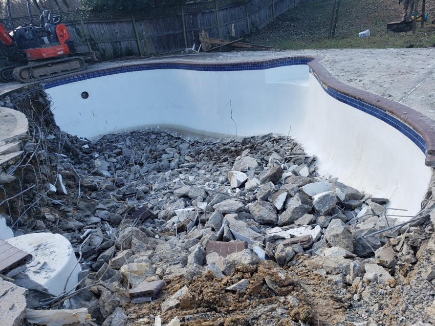 falls church pool removal 1