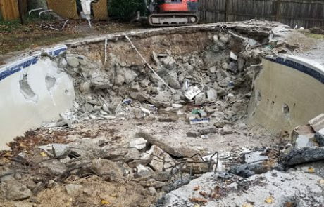 south riding pool removal