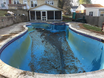 maryland pool removal