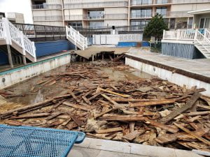 Commercial Pool Removal - Community Pool (Before)