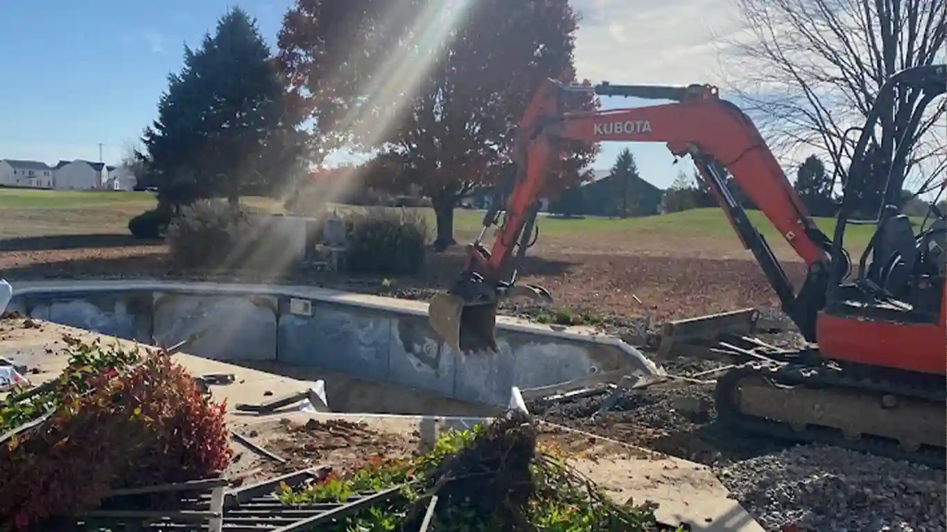 Pool Demolition Contractor and Pool Removal Company in Seaford. We are expert in removing both Above Ground and Inground Pools all over Delaware and nearby states.