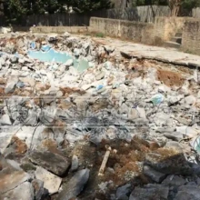 Excavation and backfilling work are underway after the pool demolition, restoring the ground level. Excavation work being carried out after pool removal potomac md. Our team is filling the excavated area with dirt.