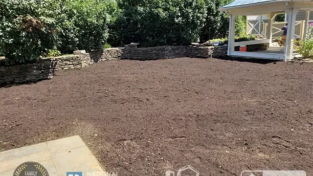 Step 20: We added the grass seed in this photo We planted the grass seeds