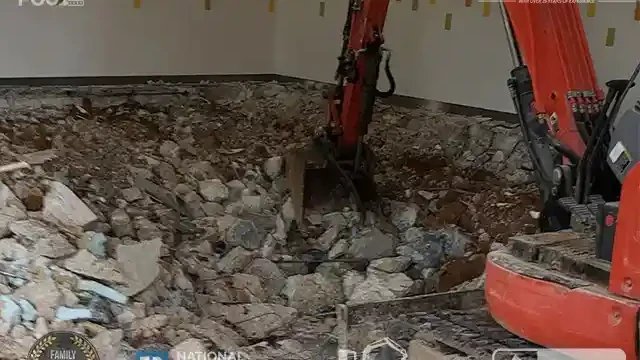 We are almost finished leveling the area