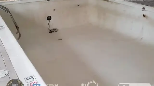 We assess the pool and the area